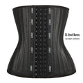Femme Corset Latex Minceur 31 Steel Boned Invisible Hook Waist Trainer Breathable Firm Underwear Hourglass Shaping Slimmer