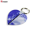 8Point Sublimation Acrylic Material Blank Keychain Single-sided Printing Plexiglass Pendant Factory Direct Sales