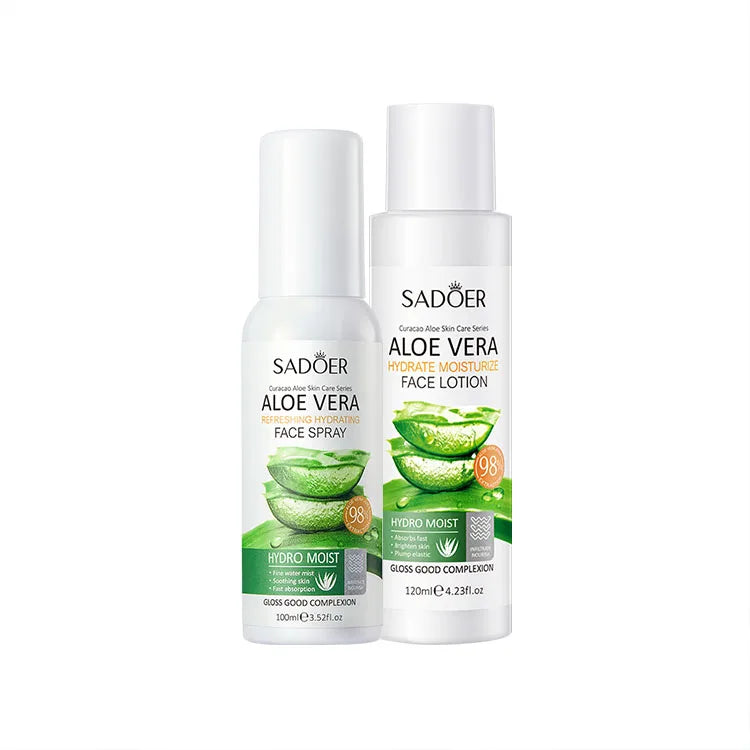 SADOER Newest Deeply Moisturizing Hydrating and Delicate Private Label Refreshing Organic Aloe Vera Face Toner Mist Spray Lotion