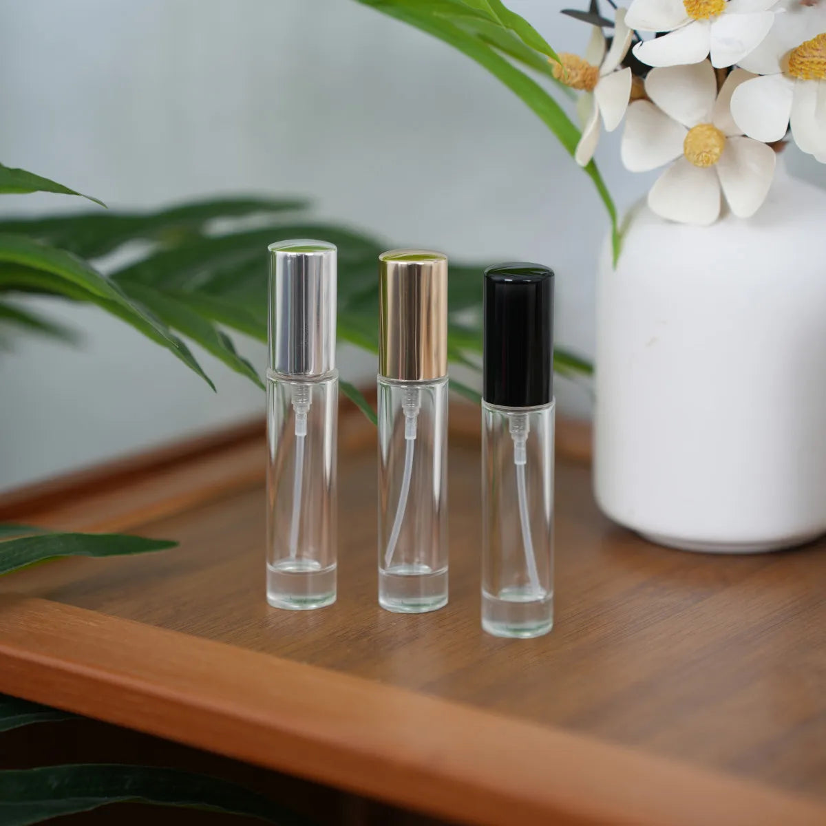New Design 5ml Round  Pressurized Glass Bottles Premium Continous Spray Perfume Bottle