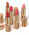 Best Reviewed 24 Colors Matte Lipstick Gold Container Non-Stick Lipstick Vegan NO Transfer No Brand Lipstick