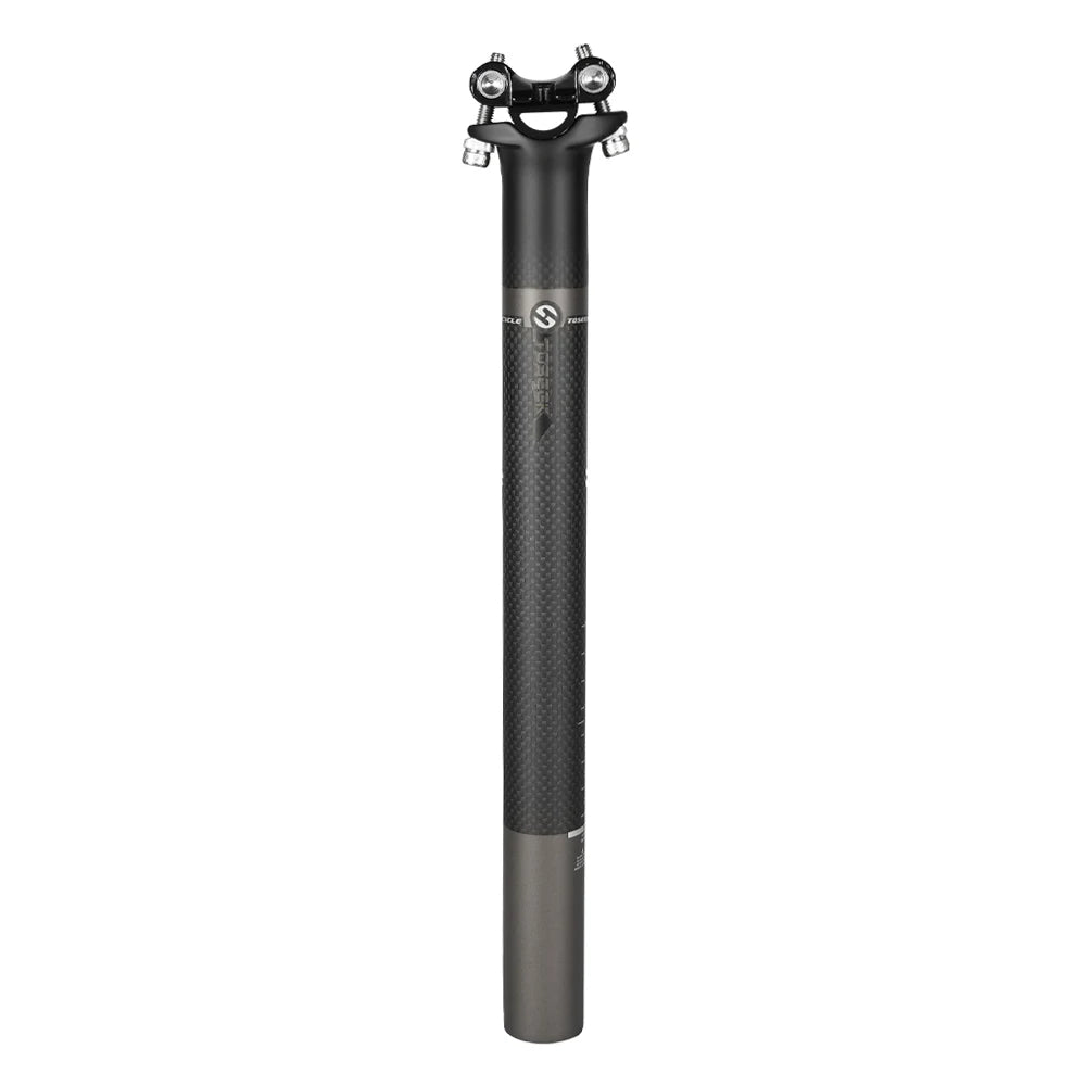 TOSEEK Customized Bicycle Seatpost Carbon Fiber Tube Road Bike 2026 Seat Post Bicycle Seat Tube Carbon Fiber Bike Seatpost