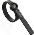 Ring Measuring Tool With Built-in Magnifying Glass Reusable Plastic Finger Size Gauge Adjuster Jewelry Tool 1-17 USA Rings Sizer