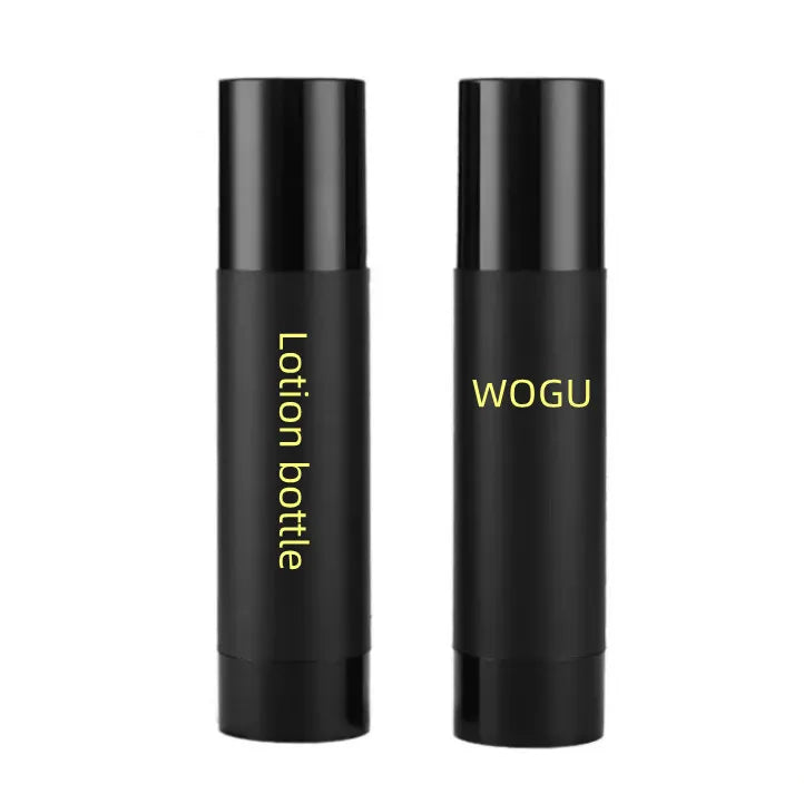 Eco Friendly Matte Black Empty AS Plastic Cosmetic Packaging Container 15ml 30ml 50ml Cosmetic Lotion Airless Pump Bottle