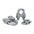 M6 1/4 Inches Stainless Steel  Wire Rope Cable Clip Clamp U Bolt Saddle Fastener