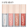 HANDAIYAN 12 Colors Moist Glitter Lip Gloss Gel Liquid Makeup Private Label Customize Lipgloss Shimmer Lipstick Vendor