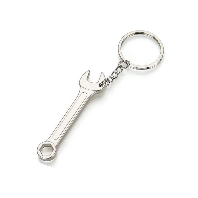 Custom Metal Spanner Keychain Combination Wrench Keyring Tool Machinist Gifts Wholesale