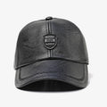X1698 PU Leather Hats Adult Baker Boy Hats Suede Trucker Caps German Leather Hat