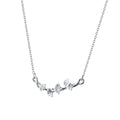 925 Sterling Silver Fashion Delicate Ginkgo Leaf Link Chain Pendant Necklace for Women Fine Jewelry Accessories