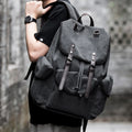 MOYYI Anti-theft Canvas Laptop Bags for Men Travel Backpack Outdoor Canvas Men's Backpack