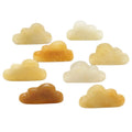 2026 Wholesale Natural Hand Carved Crystal Yellow Jade Cloud Healing Crystal Cloud Shape for Home Decoration