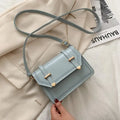 Women's Waterproof PU Handbag Crossbody Shoulder Bag with Chain Decoration Cover Closure Type