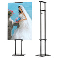 CYDISPLAY Iron A4 Double Sided Floor Standing Poster Stand KT Board