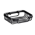 Single-Tier Metal Aluminum Wall-Mounted Kitchen & Bathroom Storage Organizer with Soap Holder