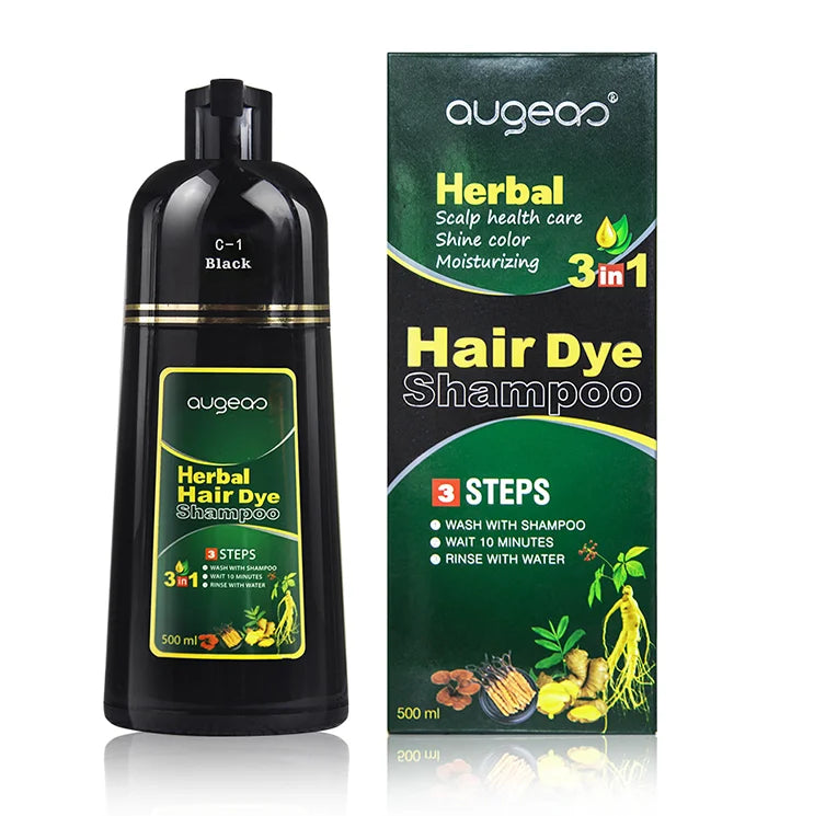 Nonstick Scalp No Ammonia Botanic Easy to Use Guangzhou Factory Fast Hair Coloring Wholesale Shampoo Hair Dye Color