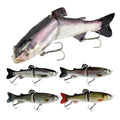 Brand New 18.5cm 66g ABS Artificial Hard Lure 2 Section Multi-Jointed Swimbait Lifelike Hard Bait for Trout River Lake Stream
