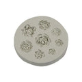 HY 8 Cavity Roses Flower Fondant Mold for Sugar Craft Cake Decoration