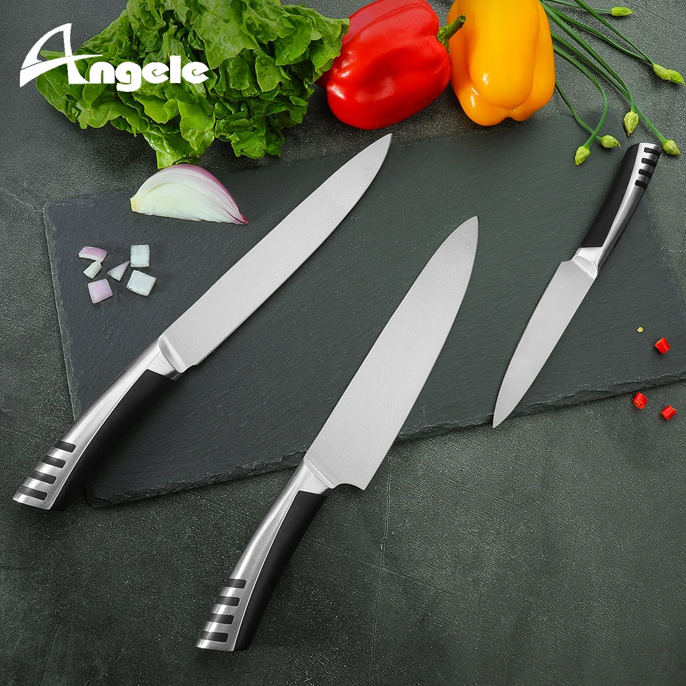 Angele Low Price Stainless Steel Sharp Blade Utility Carving Chef Knives