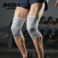 JINGBA 1 Pair Breathable Elastic Knee Support Brace OEM Gym Basketball Running Walking Arthritis Joint Injury Protector