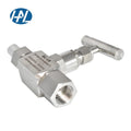 HAL-LOK JTH-3M Customized M20*1.5 316 Stainless Steel High Pressure Gas Female Needle Stop Valve Manual Thread 1/4 In. Port
