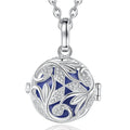 Merryshine Llamador De Angeles Plata Charm Bola Harmony Angel Caller Locket Necklace