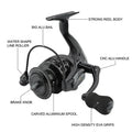 5.2:1 Spinning Reel Ultr-light Fishing Reel 8+1BB 13KG 28.7LBS Max Drag Power Freshwater Fishing Tackle