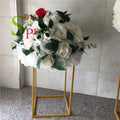 SPR Wholesale DIY Wedding Flower Ball Customized Peony Colorful Rose Cheap Artificial Silk Flower Heads European Style