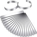 Stainless Steel Bracelet Blank DIY Cuff Bracelet Blank for Gift Punch Jewelry 3/8 X 6 Inches