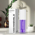MEANSMILE Professional 30ml Purple Toothpaste with Mint Flavor Home Use Advanced Teeth Whitening Serum for Brighter Smile