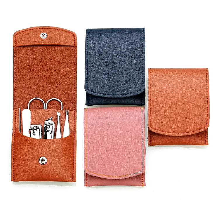 7 PCS/Set Nail Clippers Kit Manicure Tools Nail File Scissors Nail Care Tools Mini Manicure Set
