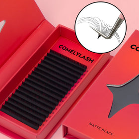 Wholesale Volume Eyelash Extensions Korean Silk Mink Individual Lash Supplies Private Label PBT Eyelashes Extensions for Salon