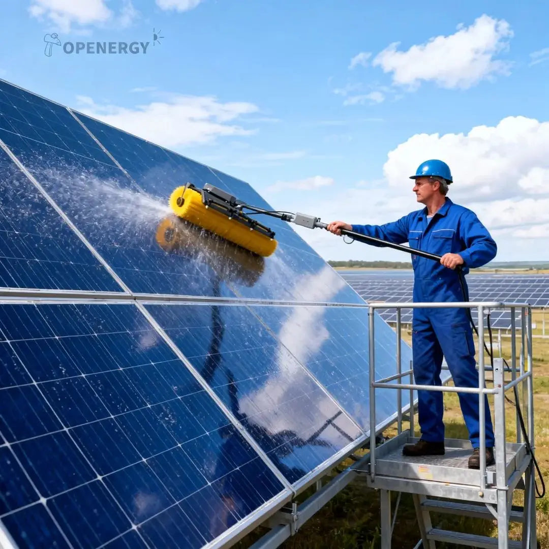 Telescopic Water Fed Pole Brush Kit Solar Panel Cleaning Brush Roller Brush 7.5m Telescopic Pole Aluminum Alloy