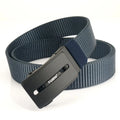 TUSHI Factory Custom Printed Design Woven Men's Nylon Tactical Belt Webbing Heavy-Duty Alloy Auto Lock Buckle 3.4CM Width