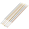 TOP ICY Hot Selling 6/8mm Stainless Steel Cuban Chain Anklets 18K Gold Plated Jewelry Waterproof Cuban Anklet for Men and Women