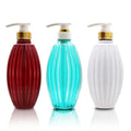 Wholesale Luxury 550ml PET Pump Sprayer Bottles with Hot Stamping for Shampoo Lotion Packaging