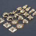 M952 6pcs/Lot  18K Gold Plated Copper Nickel Free Jewelry Accessories for DIY Earring Pendants Pass REACH for Jewelry Making