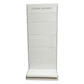Heavy Duty White Single-Sided Display Shelf Factory Customizable Size and Color Supermarket Gondola Shelving Rack