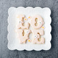 Saffron Big Alphabet Letters Plastic Cookie Cutter Biscuit Baking Printing Mold for Creative Biscuits & Cookies