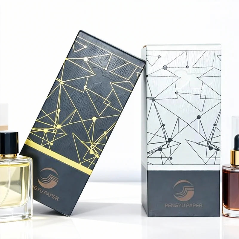Custom logo CMYK Color Printing MakeUp Face Cream Skin Care Foldable Tuck End Retail Cream Empty Cosmetic Packaging Paper Boxes