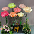 Custom Standing Lotus Giant-Flowers for Wedding Window Display Giant Artificial Flowers for Christmas and Easter Occasions