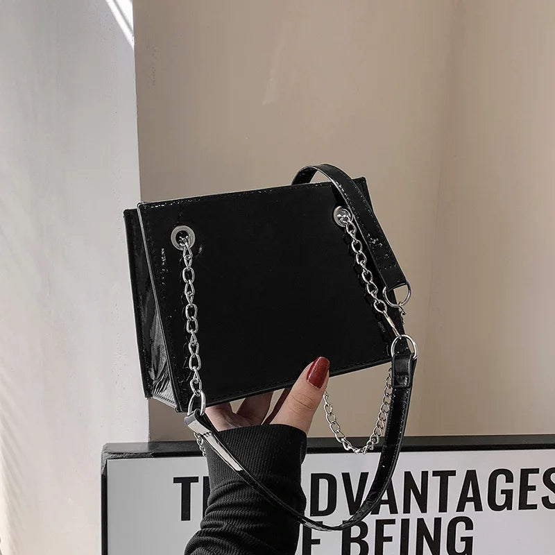2023 New Korean Version of Fashion Simple Texture Leisure Solid Color Single Shoulder Cross-body Dai Fei Bag