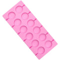 SaffronHot 12 Cavity Silicone Food Grade Candy Mold Round Lollipop Baking Mold Manufactured in China