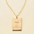 Fashion Jewelry 2023 18K Gold New Stainless Steel Women's Mother and Daughter Necklaces Mom Necklace for Women with Initials