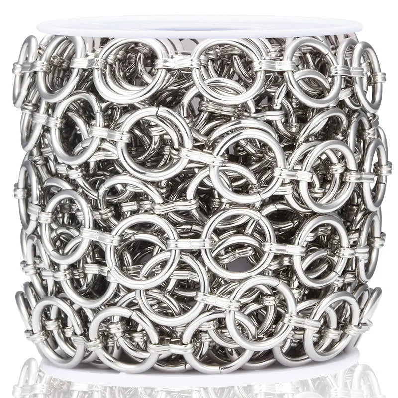 Selling in Meter Fashion Jewelry Handmade Round Necklace Bracelet for Men Chains Boys Stainless Steel Design Jewelry