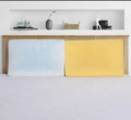 Yellow Honeycomb Grid Oblong Soft Orthopedic Adjustable TPE Memory Foam Pillow with Removable Cover