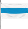 White Blue White Flags 3x5 Outdoor Flags Polyester With 2 Brass Grommets Peace Banner Flags for Garden Indoor Outdoor Decor