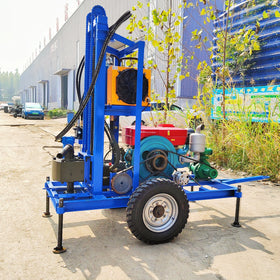 Mini 100m Depth Water Well Drill Rig Kit Removable Mini Profundo 150m Max Drilling Depth Core Components Including Motor Bearing