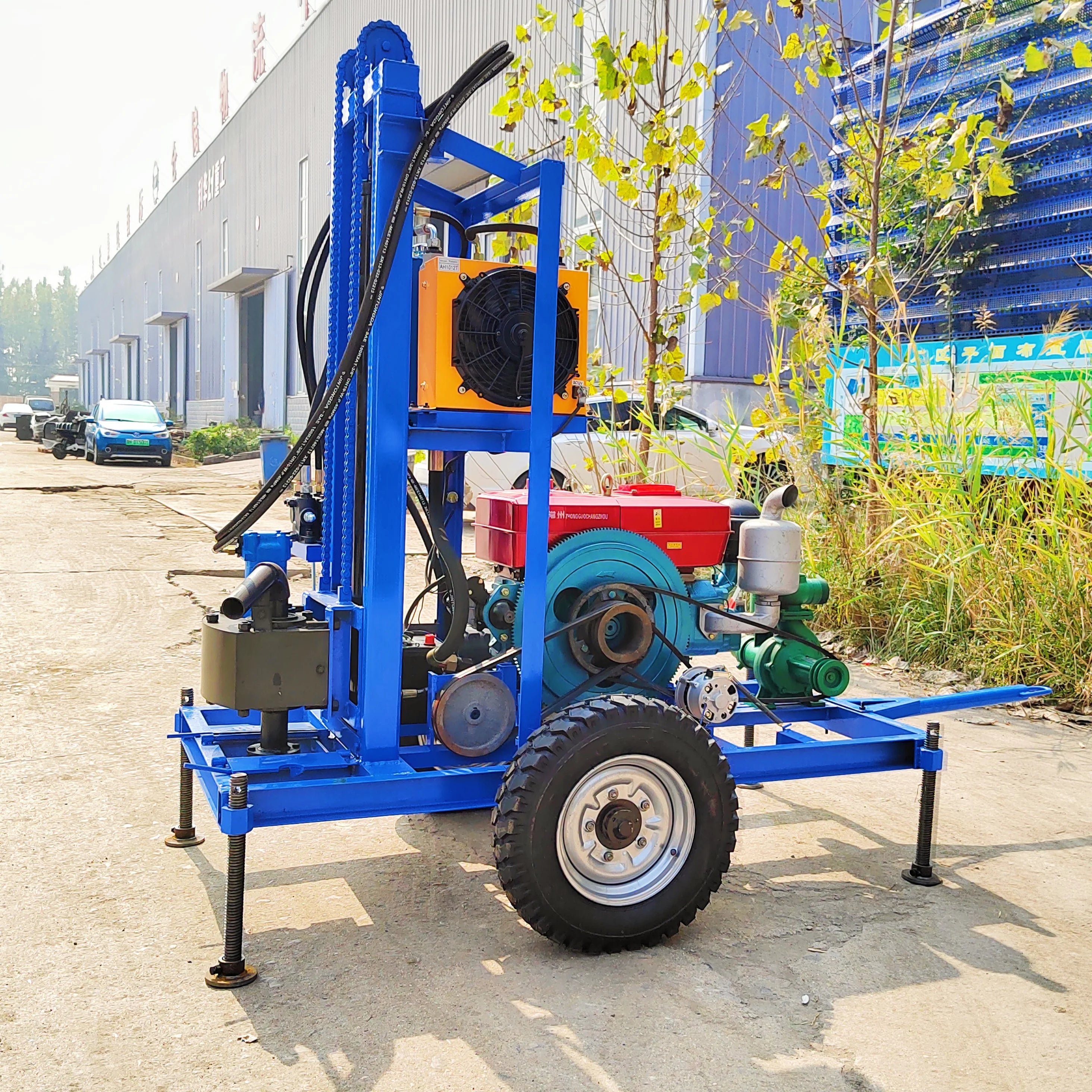 Mini 100m Depth Water Well Drill Rig Kit Removable Mini Profundo 150m Max Drilling Depth Core Components Including Motor Bearing
