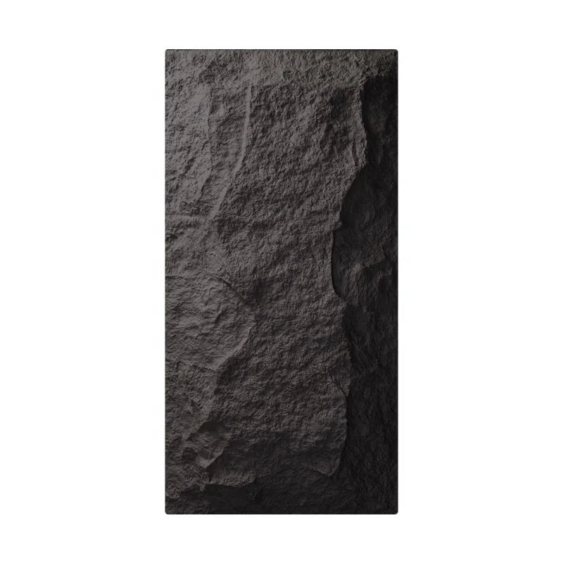 Modern Style Waterproof PU Artificial Stone Veneer Mushroom Stone Exterior Wall Panel Cladding Big Slab Design