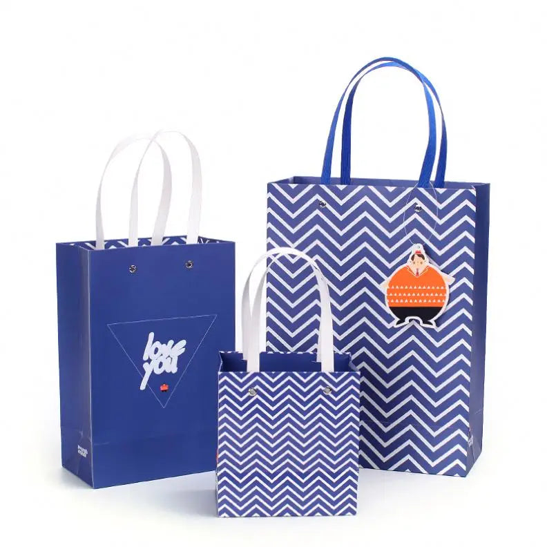 Wholesale Custom Paper Carry Bag Jewelry Gift Bag Custom Logo Gift Bag